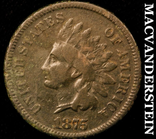 1874 Indian Head Cent- Semi Key Better Date No Reserve #J4852
