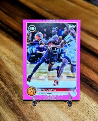 2022-23 Topps National Basketball League Deng Deng Fuchsia /75 Kings & Hawks 
