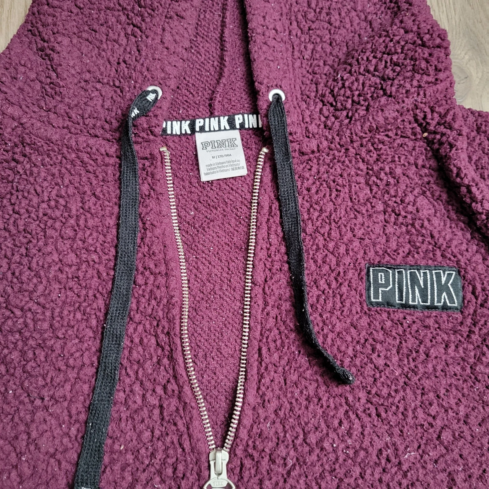 UNDERCOVER Maglione con cappuccio Victorias Secret donna rosso medio 1 4 cerniera lounge classico