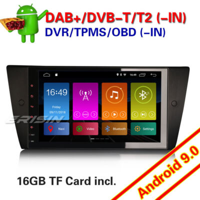 9''Android 9.0 Autoradio für BMW 3 Series E90 E91 E92 E93 DAB+ GPS WiFi OBD2 Navi