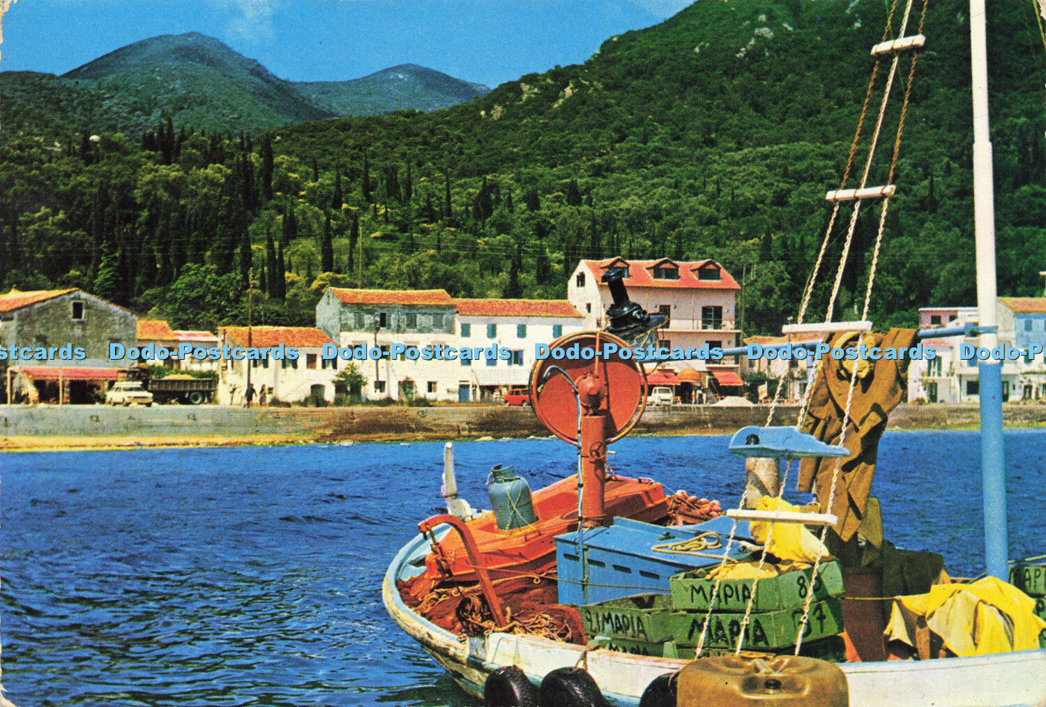 D179030 Corfu. The Picturesque Fishing Village of Benitses. 1978