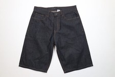 Vintage 90s Y2K Rocawear Mens 36 Faded Baggy Fit Denim Jean Shorts Jorts Black