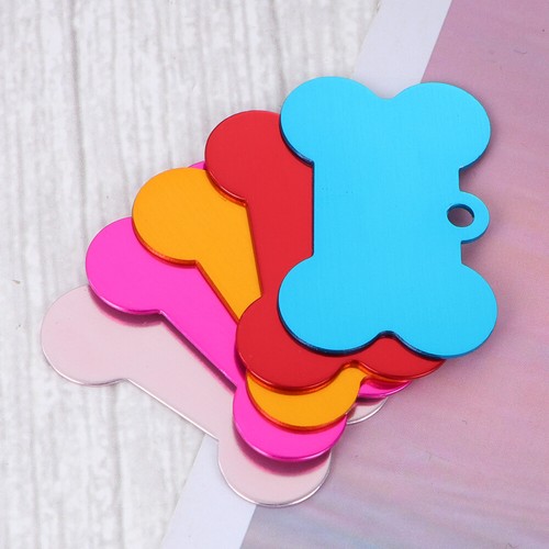 10 Pcs Dog Name Tags for Dogs Collar Cat Steel Id eBay