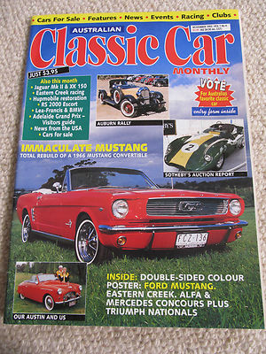 The Australian Classic Car Monthly Magazine, Fourth ISSUE Oct 93, Collectable #4 | eBay Australia