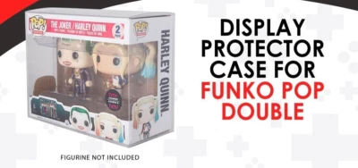 PSYCHO COMICS 1x twin funko Vinyl Display Box Cases . Protectors for Funko Pop.