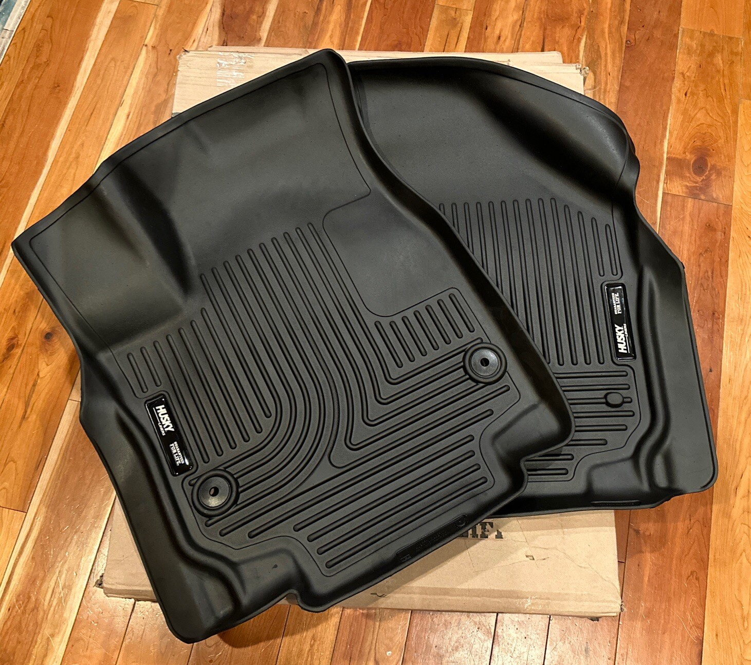 Husky Liners XAct Contour Front Row Floor Mats Liners Black 2017 2018 2019 2020 eBay