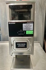 Bunn G9THD Stainless Steel Tall Single Hopper Portion Control Coffee Grinder 120