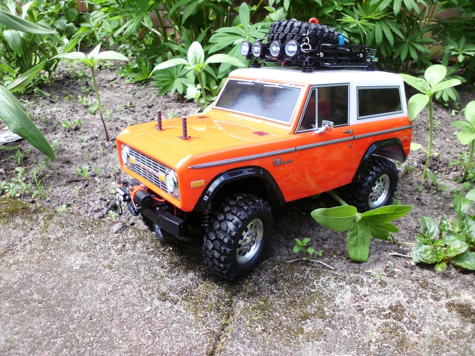 Tamiya Ford Bronco CC-01 nur gebaut Crawler UPDATE,  Regler Tuning Kugell. Winde - Bild 2 von 4