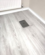 Vinyl Click Plank Flooring - 4.2mm Thick - V-Groove - Water-Resistant - Embossed