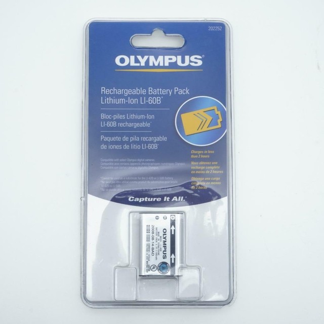 Olympus LI60B Rechargeable Lithium Ion Battery (3.7V, 680mAh) eBay