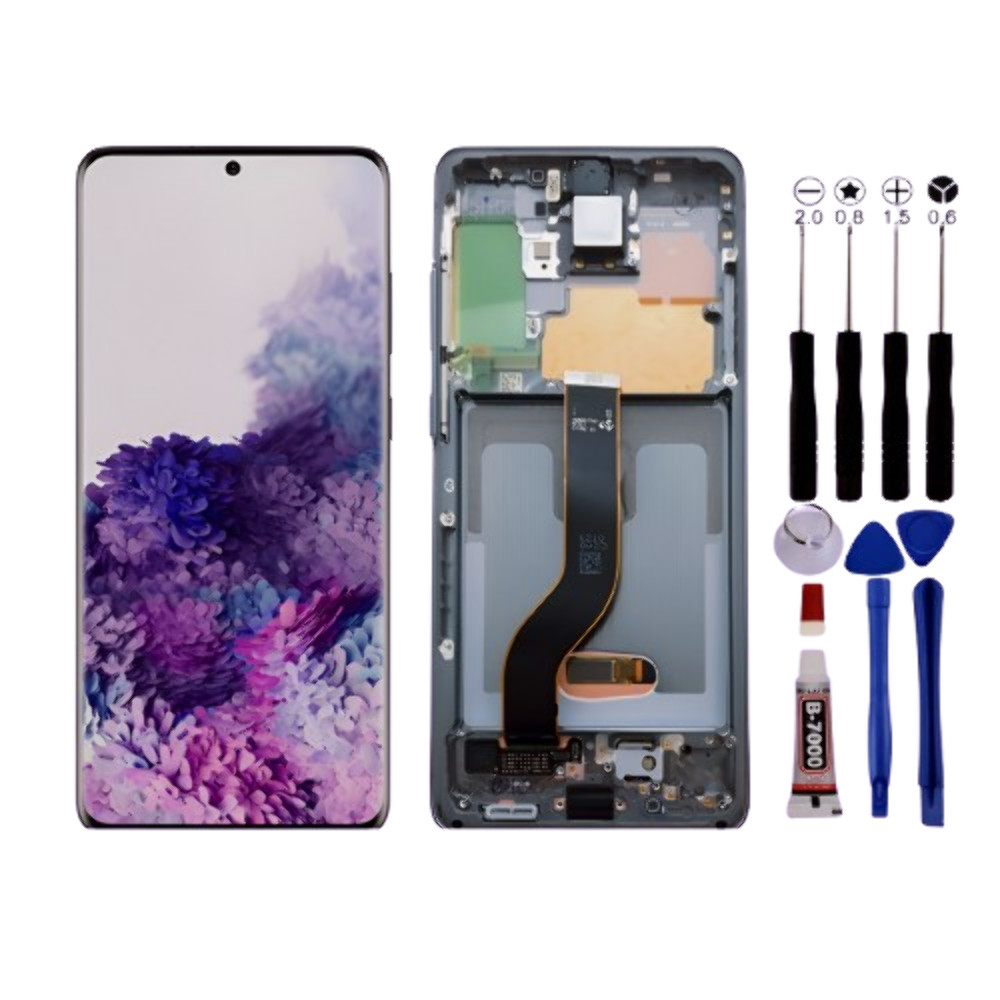 Écran OLED SAMSUNG Galaxy S20 Plus avec Affichage 120Hz et Kit de Montage Complet