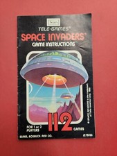 Atari 2600 Space Invader Video Game Manual 1980 Game Instructions