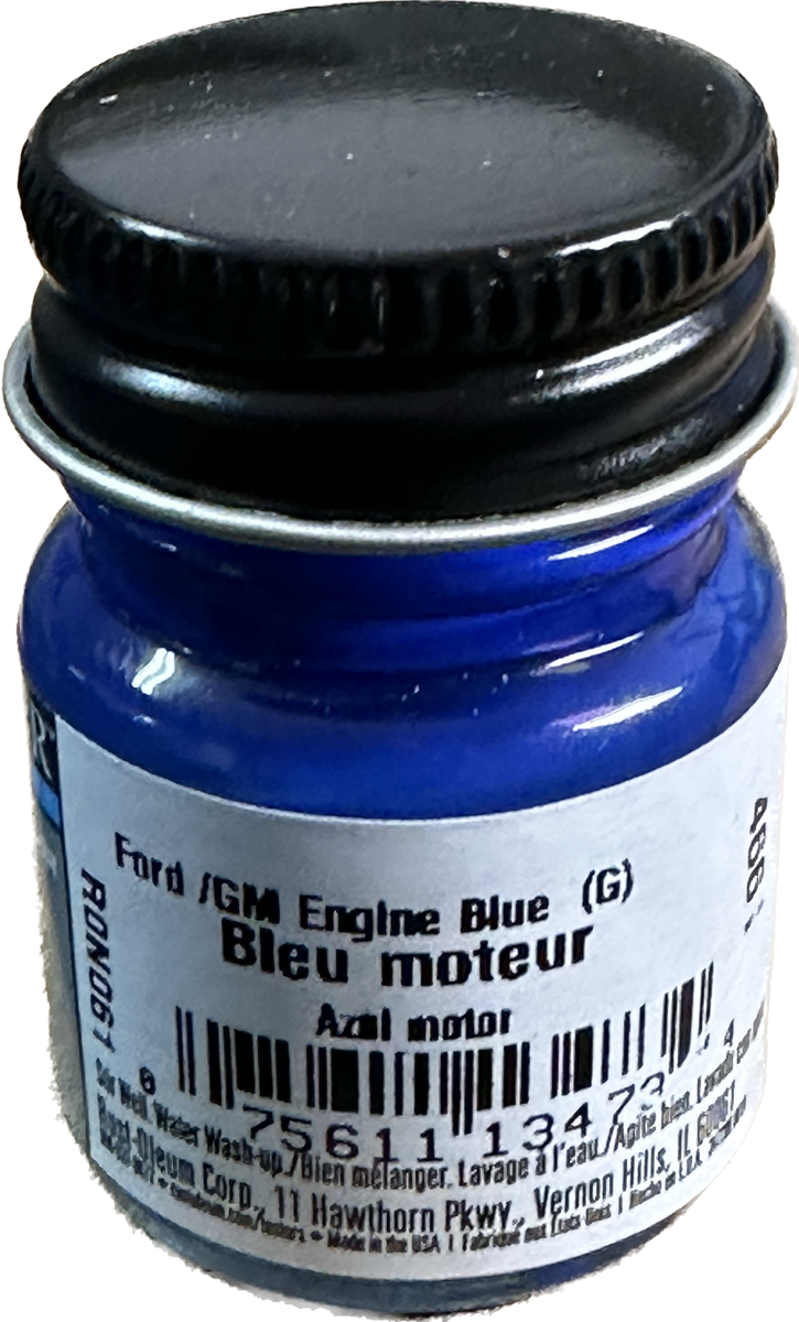 Testors Model Master Ford/GM Engine Blue 4661 Gloss Acrylic .5 oz