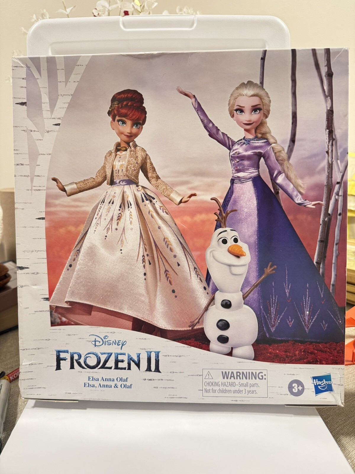 Disney Frozen 2 Elsa, Anna & Olaf Doll Set Collection by Hasbro .
