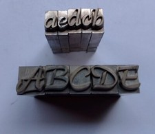 Grafico corpo 10 - Caratteri mobili tipografici in piombo per la stampa