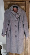 Coat, womens winter gray dress coat