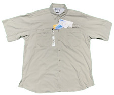 Columbia Men's Tan PFG Tamiami Fossil Short Sleeve Shirt Size XL NWT