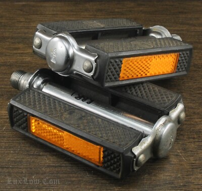Pédales De Vélo Vintage Union Rat Trap En Acier - Pour BMX Old School - Couleur Argent
