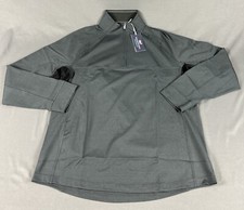 Vineyard Vines Golf Pullover 1/4 Zip Medium Charcoal Gray Polyester MSRP 138