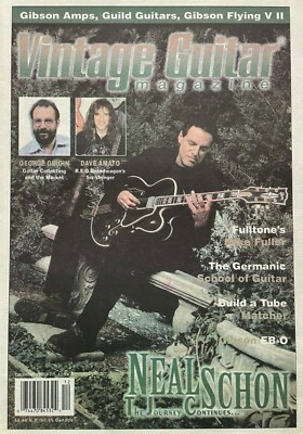 Vintage Guitar Magazine December 1995 Journey Neal Schon