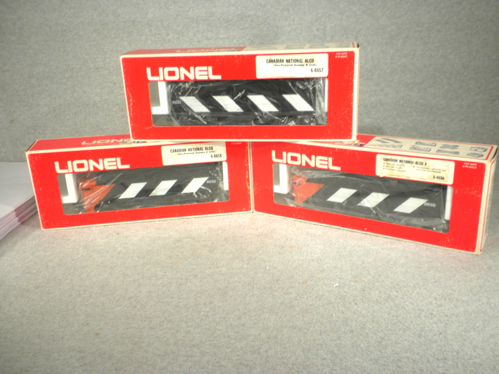 Lionel 6-8656 8657 8658 Canadian National Alco A-B-A Set NIB  