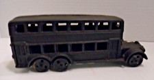 Antique Cast Iron Double Decker Bus Motor Coach 1920  s