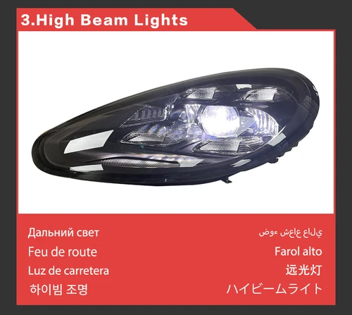For Porsche Panamera 2011-2017 upgraded Matrix LED Front DRL Headlight Plug&play - Picture 7 of 13