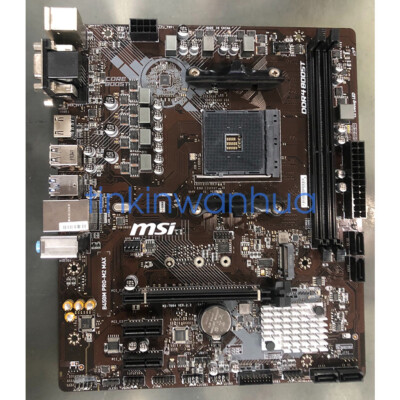 For MSI B450M PRO-M2 MAX Motherboard Socket AM4 DDR4 VGA+M-ATX