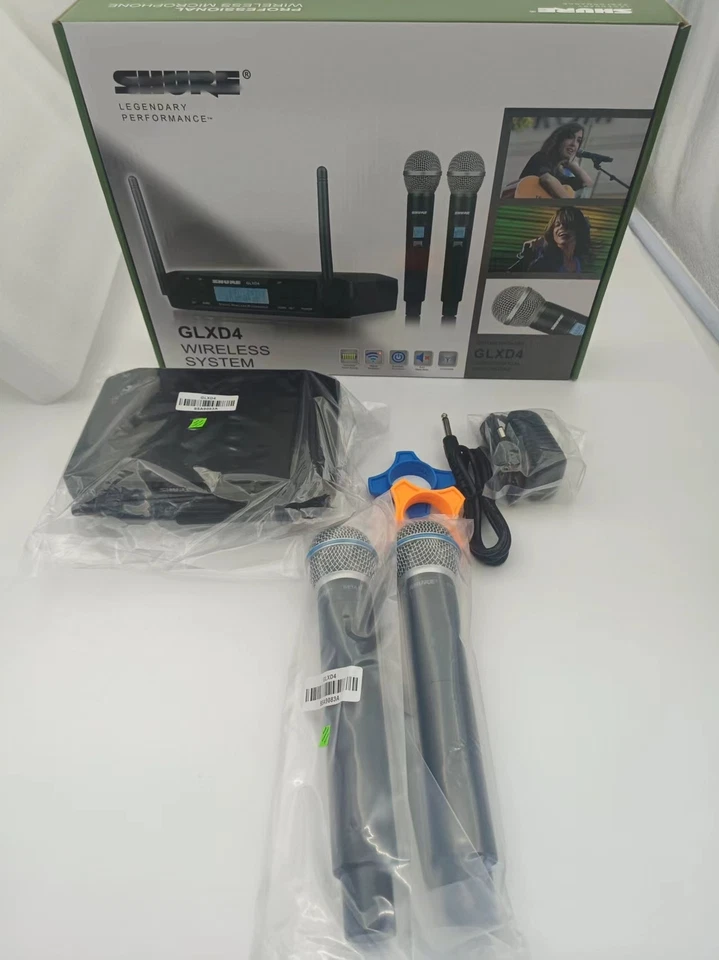 GLXD4+BETA58A Shure Vocal Dual Channel Wireless Microphone System UHF Handheld - Image 2 of 4