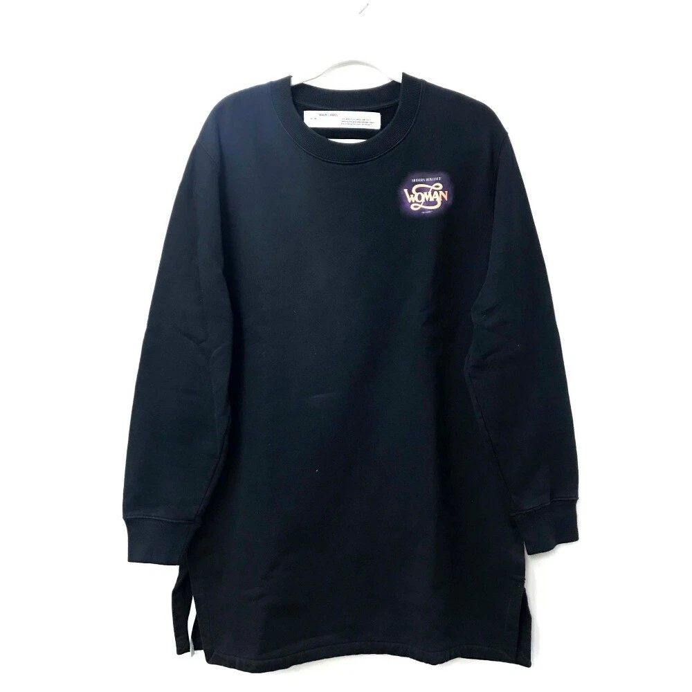 OFF-WHITE Dress MODERN ROMANCE WOMAN Sweat Tops Black