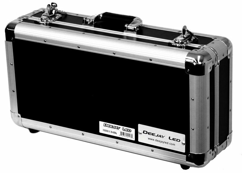 Deejay LED CD Case Holds 100 Standard CD Jewel Cases or 200 Plastic