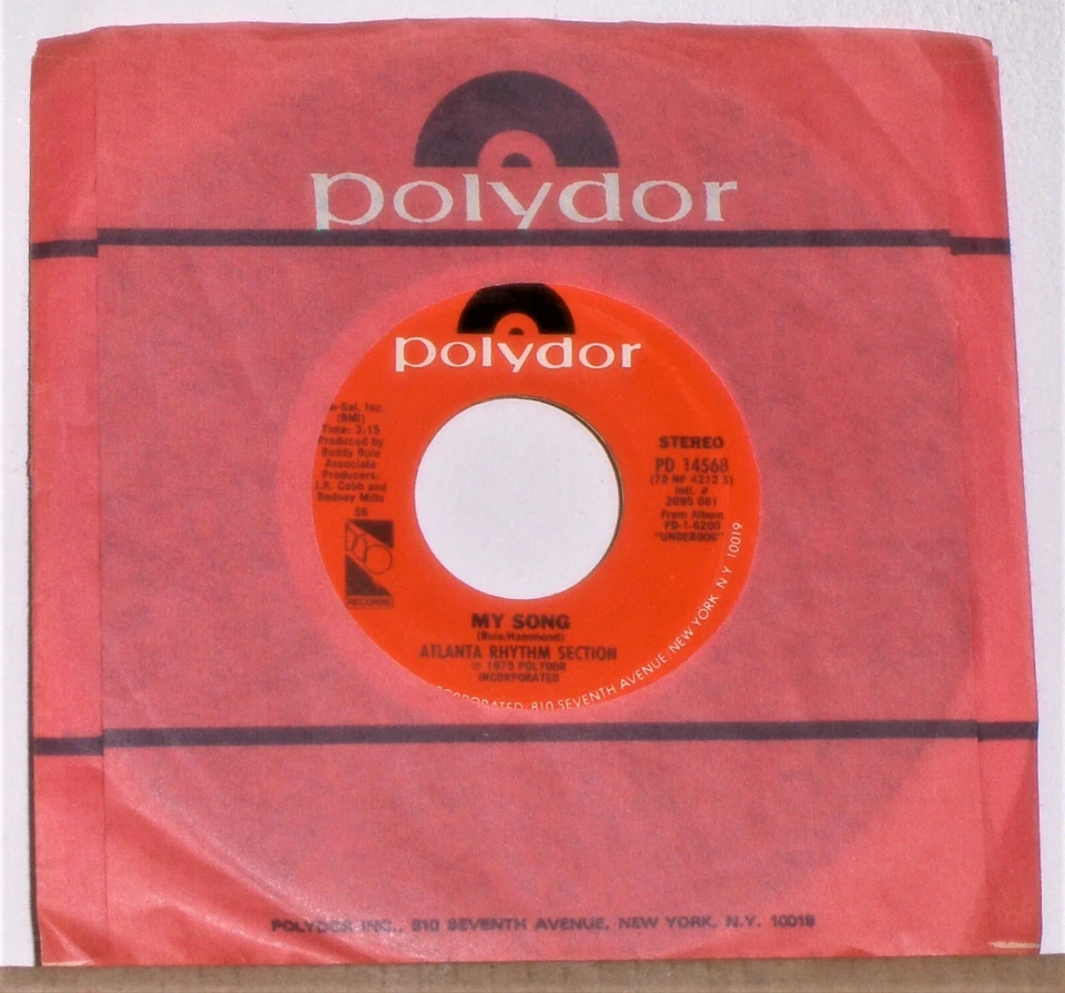 Atlanta Rhythm Section ‎- Do It Or Die / My Song - 45 Single - Record Near Mint - Image 2 of 2