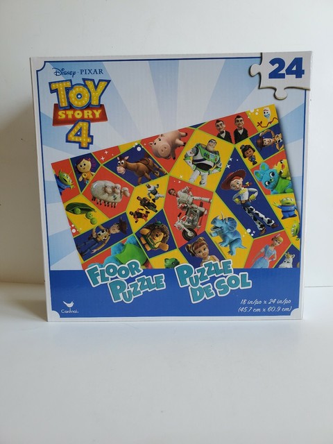 FLOOR PUZZLE Kids Giant Jigsaw DISNEY PIXAR TOY STORY 4 24pc 18x24 in. | eBay