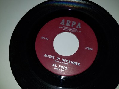 AL PINO Si Tu Te Vas / Roses In December ARPA 115 45 VINYL 7''