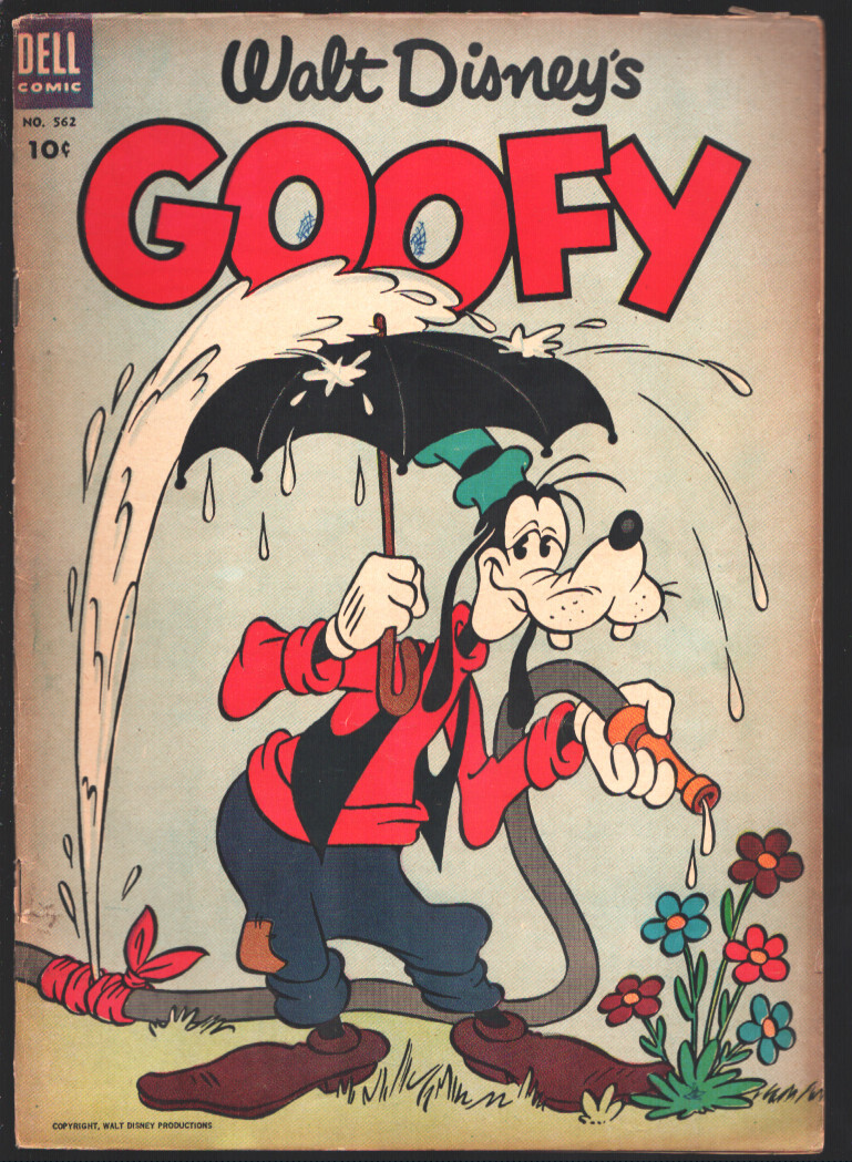 Walt Disney's Goofy-Four Color Comics #562 1954-Wacky humor-Mickey