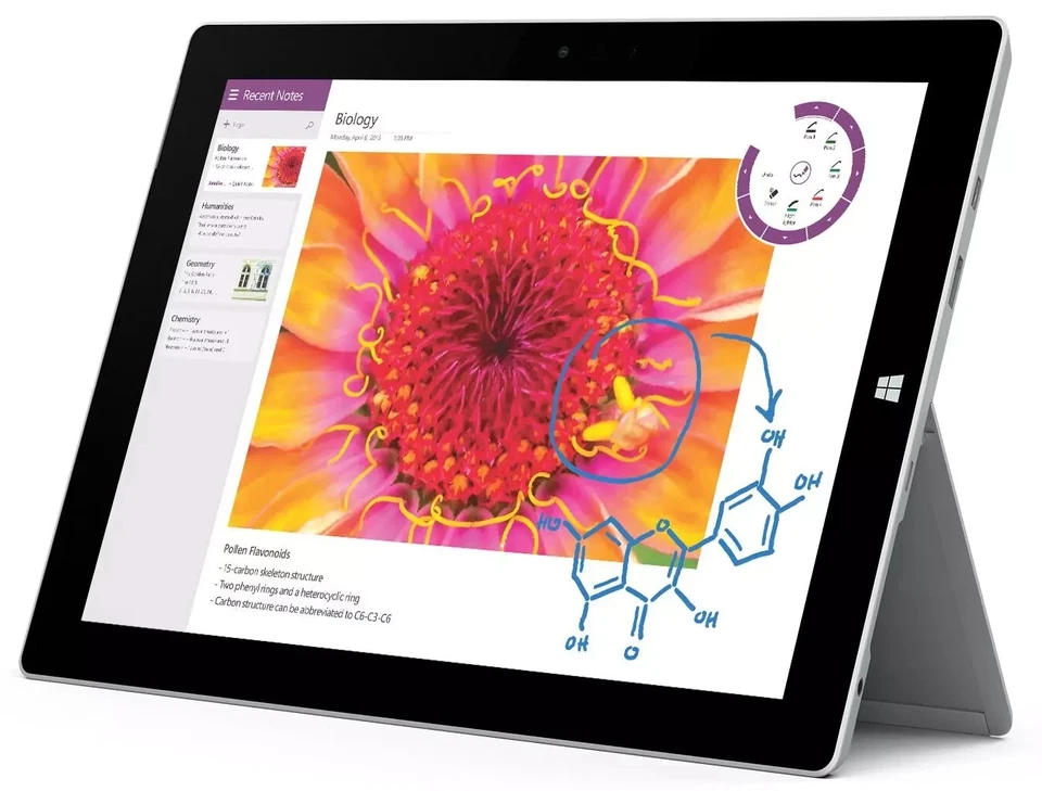 Microsoft Surface 3 (1645) 32GB ✔64GB ✔128GB ✔X7-Z8700 10.8"Wi-Fi Wins 10-Silver - Image 2 of 4