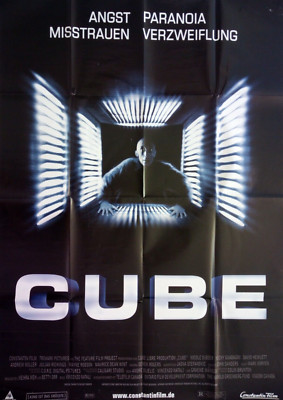 P132 Kinoplakat (84 x 120 cm)  CUBE Nicole de Boer, Maurice Dean Wint, David Hew