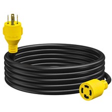 Generator Extension Cord 15 Ft 4 Prong Power Cable 10 4 30 Amp Adapter Plug New