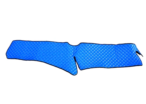 Blue Eco-Leather Dashboard Panel Cover Mat for Scania R 2017+ NextGen Trucks