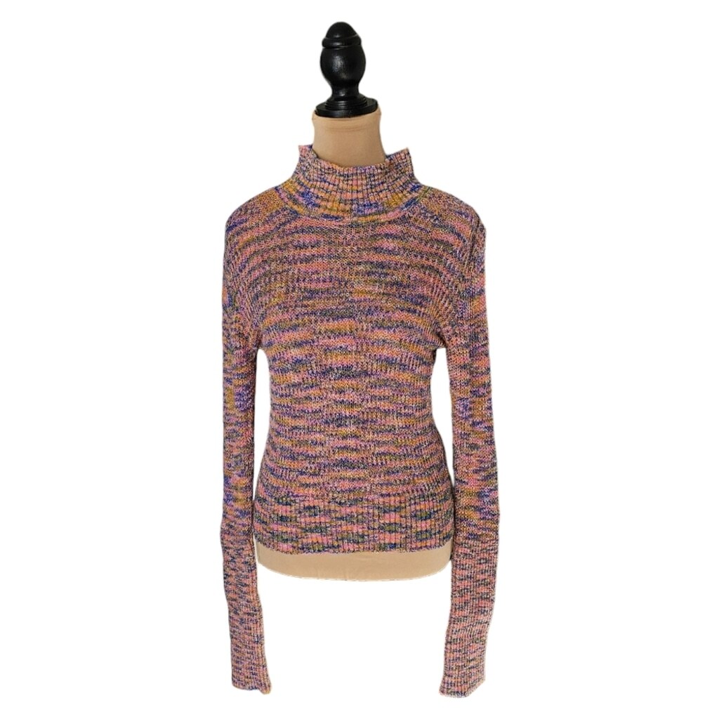 Free People Blair Space Dye Pullover in Candy Combo Pull