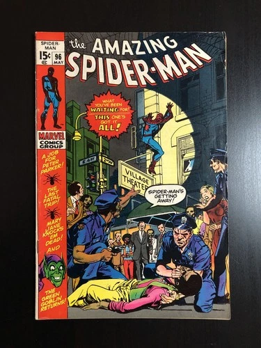 Amazing Spider-Man #96 FN/VF Marvel Comics 1971  No Comic Code Authority
