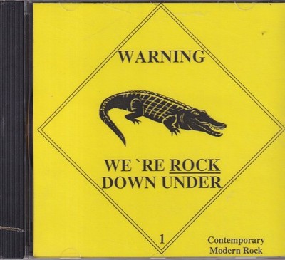 -2103- Warning We're Rock Down Under - Contemporary Modern Rock - CD- near mint