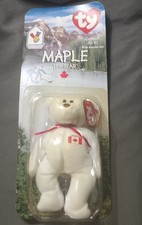 Maple The Bear- TY Beanie Baby McDonalds 1999 W/ 1993 & Oakbrook Errors