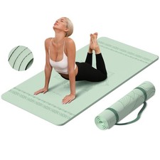 Large Yoga Mat-72  x36  x0.4  Extra Width   Thick,Comfortable,Non-Slip Exercise...