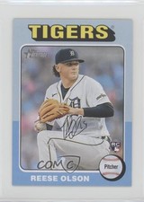 2024 Topps Heritage Mini Rookies Blue Border 15/25 Reese Olson #439 3q7