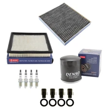 Denso Tune Up Kit NGK 4 Spark Plugs & Boots Kit for 200 Avenger Sebring 2.4L L4