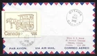 Canada 1972 Caricature #BK69 booklet, First Day Cover, rare on cover