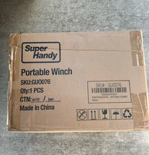 Capstan Winch - Cordless Brushless Motor, 2000Lb Max Pull Force, Portable Li-Ion