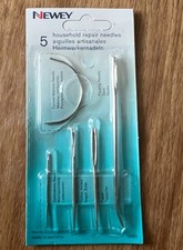 VINTAGE "Household Repair Needles" NEWEY GERMANY & "STRATNOID" Thimble England.