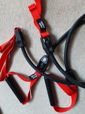 MAD WAVE * DRY TRAINING * Trainingsband mit Handles * Rot * TOP Zustand
